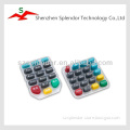 Silicone rubber keypad for calculator